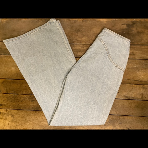 Retro Style Flare Button Pants - Picture 2 of 3